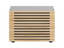 TV staliukas, ąžuolo/pilka, 60 cm x 42 cm x 42 cm