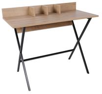 Kosmetinis staliukas Kalune Design Marekeþ, juoda sp./riešuto sp., 84 cm x 100 cm x 50 cm