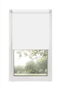 Ritininė užuolaida Mini, balta sp./sidabro sp. išorė, 81 cm x 150 cm