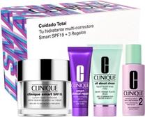 Veido priežiūros priemonių rinkinys Clinique Smart SPF 15, 120 ml, SPF 15, 4 vnt.