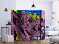 Širma Artgeist Street Art - Graffiti II, įvairių spalvų, 225 cm x 172 cm