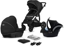 Universalus vežimėlis KinderKraft Prime Lite 3 in 1, juoda sp. Prekė su pažeista pakuote.