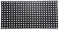 Durų kilimėlis Domoletti Rho 010, juoda sp., 100 cm x 150 cm x 1.6 cm
