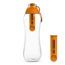 Ūdens pudele Dafi Carbon 10017521, caurspīdīga krās./oranža krās., plastmasa, 0.7 l
