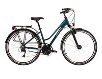 Dviratis turistinis Kross Trans 4.0 Lady, 28 ", M rėmas, mėlyna sp./juoda sp.