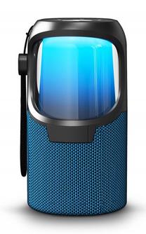 Belaidė kolonėlė Xblitz Glow, mėlyna sp./juoda sp., 10 W