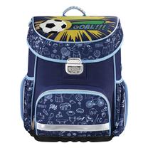 Skolas mugursoma Hama Soccer 6229, zila krās./dzeltena krās., 38 cm x 30 cm x 20 cm