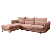 Kampinė sofa Silva Nube 24, rožinė sp., kairinė, 201 x 276 cm x 100 cm