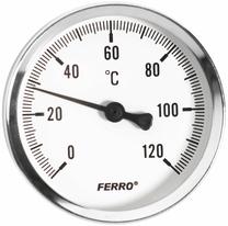 Termometras Ferro T63120A, sidabro sp.