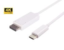 Kabelis MicroConnect USB3.1CDPBW1 USB Type-C, Displayport, 1 m