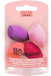Kosmētikas sūklis Real Techniques Miracle Complexion, 4 gab.