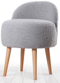 Pufas Hanah Home Rufmee 209FLF1152, pilka sp., 42 cm x 48 cm x 47 cm