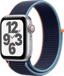 Viedais pulkstenis Apple Watch SE GPS LTE 40mm, sudraba krās.