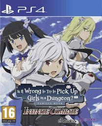 PlayStation 4 (PS4) spēle PQube Is It Wrong To Try To Pick Up Girls in A Dungeon? Infinite Combate, angļu