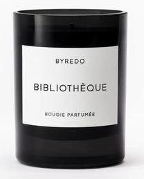 Svece, aromātiskā Byredo Bibliothèque, 60 h, 240 g, melna krās.