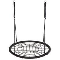 Ligzdas šūpoles EcoToys Stork Spider Nest MSP1557, 100 cm, melna krās.