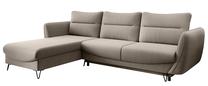 Kampinė sofa Silva Vero 18, šviesiai ruda sp., kairinė, 201 x 276 cm x 100 cm