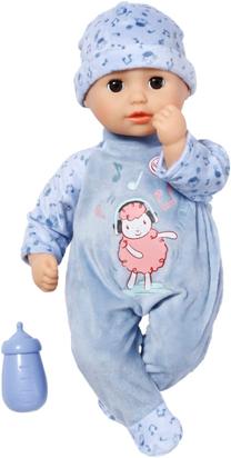 Кукла пупс Zapf Creation Baby Annabell Little Alexander 706473, 36 см, синий цв.