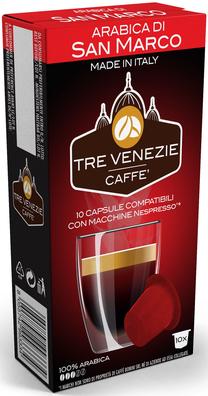 Kavos kapsulės Caffè Tre Venezie, 10 vnt.