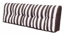 Lauko baldų pagalvė Hobbygarden Leo Long Back LEDBRP11, ruda sp./balta sp., 40 x 120 cm