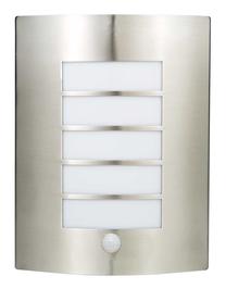 Sieninis lauko šviestuvas Vagner SDH ST031F-PIR, 40W, E27, IP44, nerūdijančiojo plieno sp., 9 cm x 28 cm