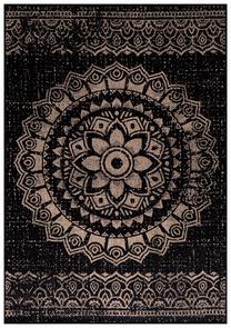 Kilimas lauko terasoms Ayyildiz Sunny, juoda sp., 170 cm x 120 cm