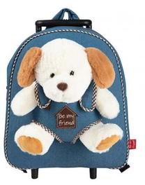 Bērnu mugursoma Perletti Duff Dog, zila krās., 32 cm x 28 cm x 11 cm