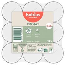 Žvakė, arbatinė Bolsius Everyday, 3.5 h, 27 vnt., balta sp.