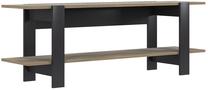 ТВ стол Kalune Design Venezia, черный цв./ореховый цв., 150 см x 50 см x 35 см