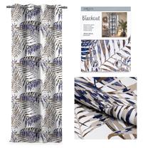 Blackout aizkari Restilo Blackout Palm Leaves, 140 cm x 245 cm