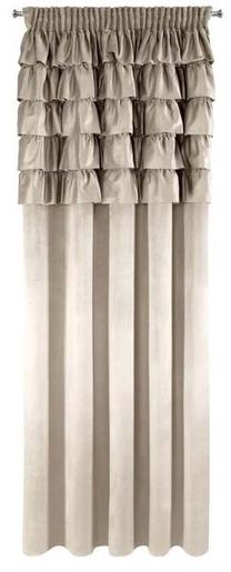 Naktinė užuolaida Aura ZKRA-02, smėlio sp., 140 cm x 270 cm