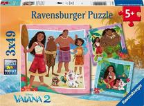 Пазл 3in1 Ravensburger Vaiana 2 12004102, 21 см x 21 см, 147 шт., многоцветный