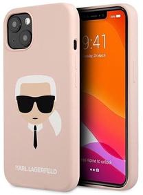 Telefona vāciņš Karl Lagerfeld Karl`s Head for iPhone 13 mini, gaiši rozā krās., Apple