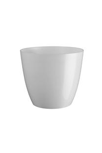 Puķu pods Plastkon 4111489085, plastmasa, Ø 18 cm, balta krās.