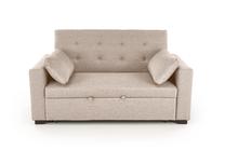 Sofa-lova Paulinio, smėlio sp., 140 x 90 cm x 93 cm