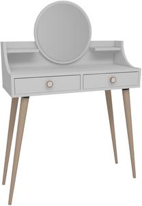Kosmetinis staliukas Kalune Design Roys 550ARN2764, balta sp., 131 cm x 35 cm x 90 cm