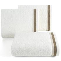 Vonios rankšluostis Niko, rudas/baltas, 50 cm x 30 cm