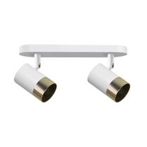 Valgusti lagi Candellux Lighting Tobi, GU10, 2 x 15 W, kuldne v./valge v. / valge v.