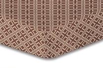 Paklodė DecoKing Hypnosis, ruda/smėlio ruda, 100 x 200 cm, su guma