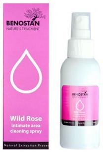 Intymios higienos prausiklis Benostan Cleansing Spray Wild Rose, 100 ml