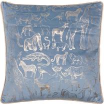 Декоративная подушка Africa, синий цв., 45 см x 45 см