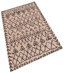 Paklājs iekštelpu Conceptum Hypnose, melns krās./bēša krās., 100 cm x 60 cm