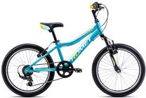 Vaikiškas dviratis Romet Rambler 20 Kid 2 20100744OA, mėlyna sp./turkio sp., 10'', 20"