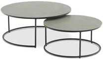 Lauko stalas Miloo Iluma, pilka sp., 85 cm x 85 cm x 36 cm