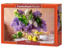 Dėlionė Castorland Lilac Still Life, 33 cm x 47 cm, 500 vnt., įvairių spalvų