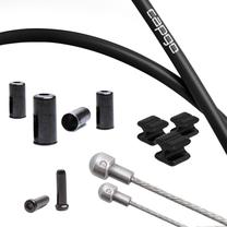 Stabdžių žarnelių rinkinys Capgo Shimano/Sram Road, plastikas/nerūdijantysis plienas, juoda sp.