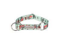 Ошейник для собак Amiplay BeHappy, мятный (mint) цв./розовый цв., 400 - 600 мм x 25 мм, XL