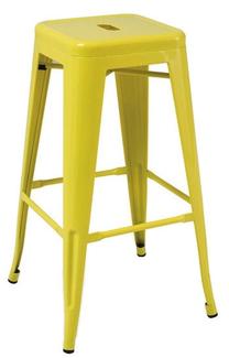 Baro kėdė, geltona, 31 cm x 31 cm x 76 cm