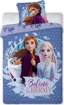 Bērnu gultas veļas komplekts Faro Tekstylia Frozen, zila krās.
