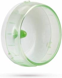 Skrējiena ritenis grauzējiem Beeztees Runny, 15 cm x 15 cm x 15 cm, caurspīdīga krās./zaļa krās.